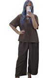 60/61/62.Chocolate Brown 3 Piece Set