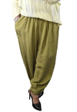 38.Olive Green Bella Blue Balloon Trousers