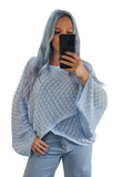 7/A.Open Knit Crochet Wrap Jumper- 2 Options Available