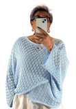7/A.Open Knit Crochet Wrap Jumper- 2 Options Available