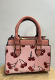 Cherry Mini Structured Handbag-3 Options Available