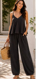 Green or Black Cotton 2 Piece